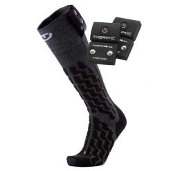 Zestaw skarpety baterii narciarski doroslych Therm-ic Set Heat Uni + S-Pack 1200. Szare skarpety THERM-IC, bez wzorów. Za 900.00 zł.
