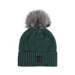 Czapka z brokatem damska Equipage Lira. Czarne czapki EQUIPAGE, bez wzorów, z dzianiny. Za 168.00 zł.