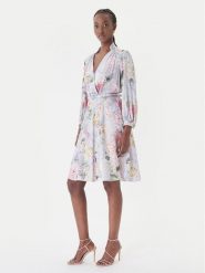 Rinascimento Sukienka koktajlowa CFC0127846003 Fioletowy jasny Regular Fit. Fioletowe sukienki Rinascimento, xl, bez wzorów, z wiskozy, wizytowe, bez kołnierzyka, bez ramiączek. Za 799.99 zł.