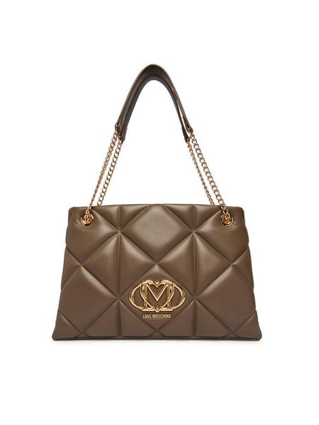 LOVE MOSCHINO Torebka JC4040PP1OLC0203 Brązowy. Brązowe torebki klasyczne Love Moschino, bez wzorów, ze skóry, bez dodatków. Za 999.00 zł.