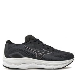 Buty do biegania Mizuno. Czarne obuwie sportowe Mizuno, bez zapięcia, do biegania, mizuno wave. Za 269.99 zł.