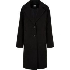 Płaszcz damski oversize Urban Classics. Czarne płaszcze Urban Classics, m, bez wzorów, z materiału, bez kaptura. Za 400.95 zł.