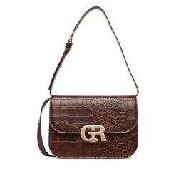 Torebka Gino Rossi. Brązowe torebki klasyczne Gino Rossi, bez wzorów, bez dodatków. Za 279.99 zł.