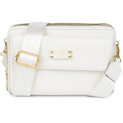 Biała Torebka Mini Damska Crossbody Na Telefon I Karty Por-T-54 : Kolory - Biały. Białe torby na ramię bez wzorów, na ramię, małe, bez dodatków. Za 79.99 zł.