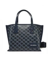KARL LAGERFELD Torebka A1W30184 Granatowy. Niebieskie torebki klasyczne KARL LAGERFELD, bez wzorów, ze skóry, bez dodatków. Za 469.99 zł.