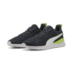 Buty sportowe Anzarun Lite PUMA Strong Gray White Lime Smash Green. Białe obuwie sportowe Puma, bez zapięcia, trekkingowe. Za 249.00 zł.