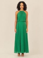 APART Sukienka w kolorze zielonym rozmiar: 44. Zielone sukienki Apart, bez wzorów, bez kołnierzyka, bez ramiączek, maxi. Za 260.99 zł.