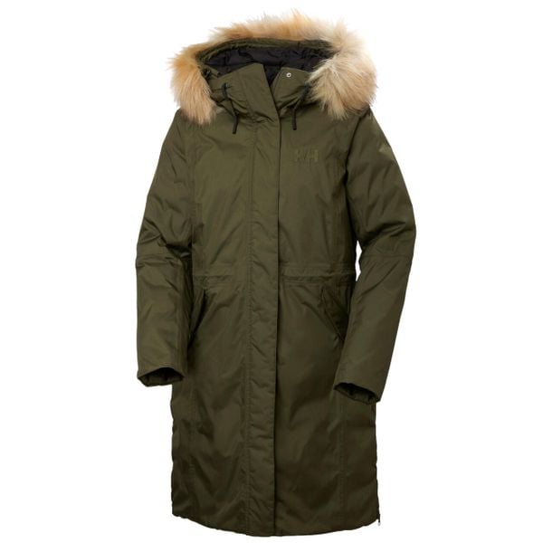 Parka dla kobiet Helly Hansen Vega. Zielone kurtki sportowe Helly Hansen, na zimę, bez wzorów, bez kaptura. W wyprzedaży za 1,272.25 zł.