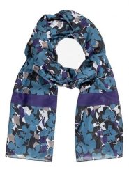 More & More Szal w kolorze niebieskim rozmiar: onesize. Niebieskie szaliki More & More, bez wzorów. Za 39.99 zł.