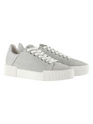 Högl Skórzane sneakersy "Blade" w kolorze jasnoszarym rozmiar: 41,5. Szare trampki Högl, bez wzorów, bez zapięcia. Za 356.61 zł.