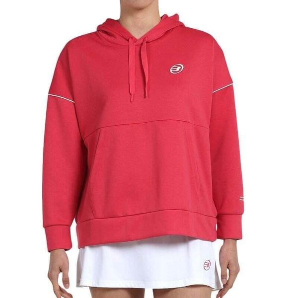 Bluza damska Bullpadel Eluis. Czerwone bluzy bullpadel, bez wzorów, bez kaptura. W wyprzedaży za 151.80 zł.