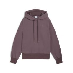 Damska zimowa bluza z kapturem HER o kroju oversize PUMA. Fioletowe bluzy sportowe Puma, na zimę, l, bez wzorów, z kapturem. Za 269.00 zł.