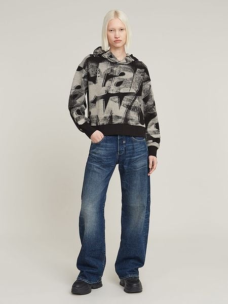 G-Star Bluza w kolorze beżowo-czarnym rozmiar: XS. Brązowe bluzy G-Star, xs, bez wzorów, z bawełny, z kapturem. Za 209.82 zł.