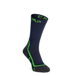 Skarpety turystyczne CMP Trekking Sock Poly Mid. Niebieskie skarpety CMP, bez wzorów. Za 49.99 zł.