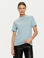 Calvin Klein T-Shirt K20K207519 Błękitny Regular Fit. Niebieskie t-shirty Calvin Klein, s, bez wzorów, z bawełny, bez kołnierzyka, bez ramiączek. Za 129.99 zł.