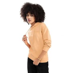 Bluza dresowa z kapturem Lifestyle damska SIROKO Ocaso-W. Brązowe bluzy SIROKO, s, bez wzorów, z bawełny, z kapturem. Za 86.00 zł.