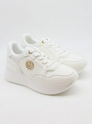 Bellucci Sneakersy w kolorze białym rozmiar: 38. Białe trampki Bellucci, z aplikacjami, bez zapięcia. Za 146.95 zł.