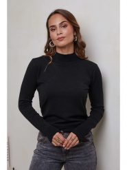 Soft Cashmere Sweter w kolorze czarnym rozmiar: 38/40. Czarne swetry Soft Cashmere, bez wzorów, z kaszmiru, bez ramiączek. Za 109.52 zł.