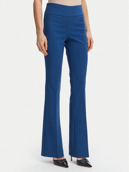 Rinascimento Spodnie materiałowe CFC0127876003 Niebieski Slim Fit. Niebieskie spodnie materiałowe Rinascimento, xl, bez wzorów, z materiału. Za 286.99 zł.