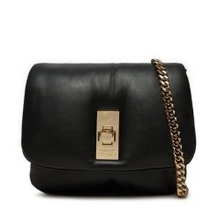 Torebka Tommy Hilfiger. Czarne torebki klasyczne TOMMY HILFIGER, bez wzorów, bez dodatków. Za 479.99 zł.