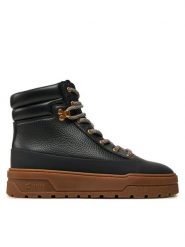 Pollini Botki SA21274G0LTH400A Czarny. Czarne botki Pollini, bez wzorów, ze skóry, bez obcasa, na płaskiej podeszwie, bez zapięcia. Za 2,049.00 zł.