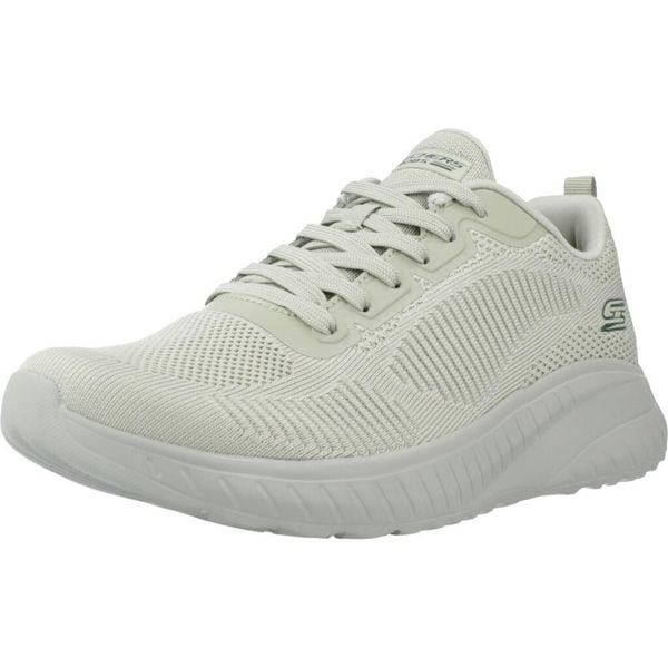 Kapcie SKECHERS BOBS SQUAD Zielony. Zielone obuwie domowe Skechers, bez wzorów, z materiału, bez zapięcia. Za 337.00 zł.