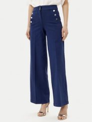 Silvian Heach Jeansy Serrano GPP25086JE Niebieski Wide Leg. Niebieskie jeansy Silvian Heach, bez wzorów. Za 179.99 zł.