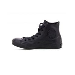 Trampki Converse Chuck Taylor HI Leather. Czarne trampki Converse, bez wzorów, ze skóry, bez zapięcia. Za 358.35 zł.