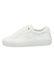 GANT Footwear Skórzane sneakersy w kolorze białym rozmiar: 36. Białe trampki GANT Footwear, bez wzorów, bez zapięcia. Za 191.40 zł.