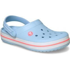 Crocs Damskie Buty Chodaki Klapki Crocband 11016 Clog. Czerwone klapki Crocs, bez wzorów, z materiału, bez obcasa. Za 289.99 zł.