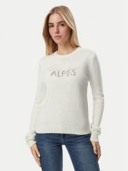 Liu Jo Sport Sweter TF6160 MA22S Kremowy Regular Fit. Białe swetry Liu Jo Sport, s, bez wzorów, z syntetyku, bez ramiączek. Za 689.99 zł.