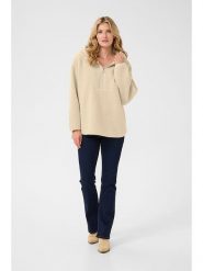 Cream Bluza polarowa "Bami" w kolorze beżowym rozmiar: L. Brązowe bluzy Cream, l, bez wzorów, z polaru, bez kaptura. Za 140.86 zł.