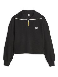 Puma Bluza "Downtown" w kolorze czarnym rozmiar: XS. Czarne bluzy Puma, xs, bez wzorów, z bawełny, bez kaptura. Za 70.41 zł.