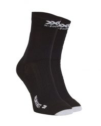 Skarpety biegowe X-Socks Run Fast 4.0. Czarne skarpety X Socks, bez wzorów, z materiału. Za 50.00 zł.