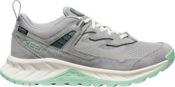 Damskie buty trailowe Keen High WP. Szare trekkingi Keen, z materiału, przed kolano, do biegania. Za 592.50 zł.