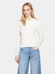 Sisley Sweter 1B7YM104G Écru Slim Fit. Swetry Sisley, m, bez wzorów, z syntetyku, bez ramiączek. Za 139.99 zł.