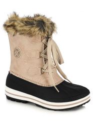 Kimberfeel Kozaki zimowe "Elisa" w kolorze jasnoróżowym rozmiar: 37. Różowe kozaki Kimberfeel, na zimę, z materiału, bez obcasa, na platformie, bez zapięcia. Za 239.99 zł.