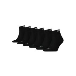 Puma Skarpety Elements Quarter 6-Pack 90798501. Czarne skarpety Puma, bez wzorów. Za 76.99 zł.