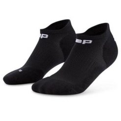 Damskie skarpety kompresyjne do biegania stopki sportowe Core Run. Czarne skarpety CEP, bez wzorów, z elastanu. Za 69.00 zł.