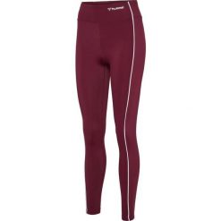 Legginsy damskie Hummel Mt Flash. Czerwone legginsy sportowe Hummel, m, bez wzorów, na fitness i siłownię. Za 253.00 zł.