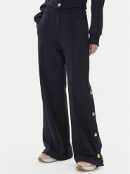 PINKO Spodnie dresowe Pasticciato 105649 A2TC Granatowy Regular Fit. Niebieskie spodnie dresowe Pinko, xl, bez wzorów, z dresówki. Za 1,059.00 zł.