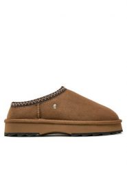 EMU Australia Kapcie Sharky Scuff W13179 Brązowy. Brązowe obuwie domowe EMU Australia, bez wzorów, ze skóry, bez zapięcia. Za 429.00 zł.