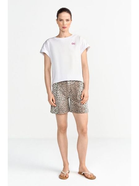 Rich & Royal Koszulka w kolorze białym rozmiar: XS. Białe bluzki Rich & Royal, xs, bez wzorów, z bawełny, bez kołnierzyka, bez ramiączek. Za 129.95 zł.