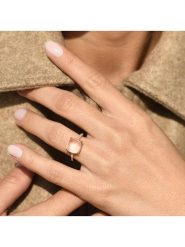 DIAMOND & CO Złoty pierścionek "Rose Dragée" z diamentami rozmiar: 54. Różowe pierścionki Diamond & Co, z diamentem, złote. Za 1,753.99 zł.