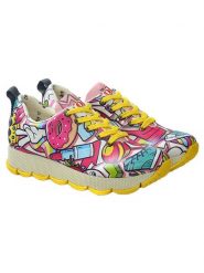 Goby Skórzane sneakersy ze wzorem rozmiar: 39. Trampki Goby, bez wzorów, bez zapięcia. Za 246.53 zł.