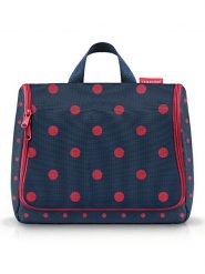 Reisenthel Kosmetyczka "XL" w kolorze granatowo-czerwonym - 28 x 25 x 10 cm rozmiar: onesize. Niebieskie kufry i kosmetyczki Reisenthel, bez wzorów, z materiału, bez dodatków. Za 106.13 zł.