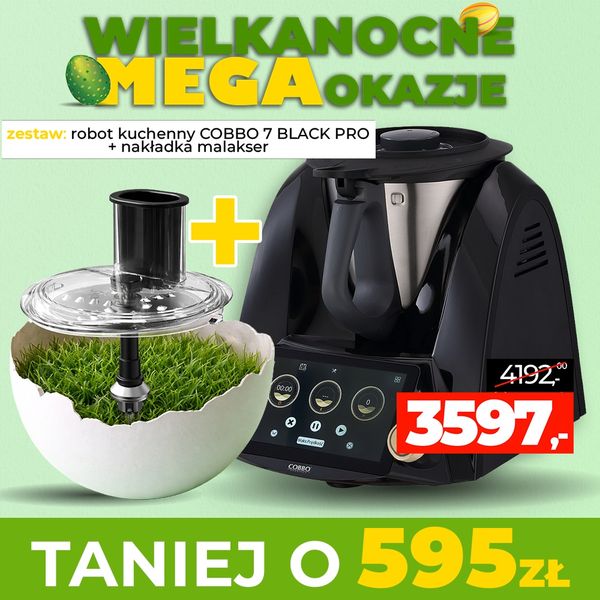 Robot kuchenny COBBO 7 BLACK PRO. Roboty kuchenne COBBO Robotics. W wyprzedaży za 3,612.00 zł.