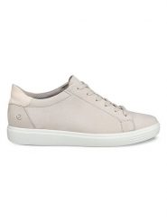 Ecco Skórzane sneakersy "Classic" w kolorze beżowym rozmiar: 40. Brązowe trampki ecco, bez wzorów, ze skóry, bez zapięcia. Za 285.49 zł.