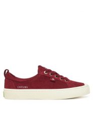 CARIUMA Trampki Oca 100102R54W080 Bordowy. Czerwone trampki CARIUMA, bez wzorów, ze skóry, bez zapięcia. Za 499.99 zł.