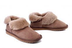 EMU AUSTRALIA WP11850 Platinum Mintaro mushroom, botki damskie. Brązowe botki EMU Australia, bez wzorów, ze skóry, bez obcasa, bez zapięcia. Za 529.90 zł.